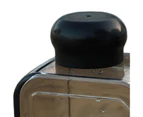 1L Drinking Bottle Convenient Reusable Large Capacity Square Macaron Color Water Bottle for Outdoor - Black