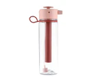 650ml Spray Bottle Large Capacity Practical Compact Misting Spray Health Sport Cup Daily use  - Pink