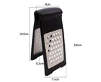 Grater Stainless Steel, Best for Parmesan Cheese, Vegetables, Ginger