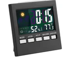 Multi functional perpetual calendar clock,Black+Usb Cable Multi-Function Perpetual Calendar Clockdigital Hygrometer
