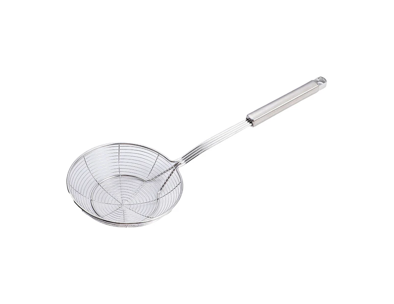 Mbg Strainer Spoon Reusable Fast Filtration Stainless Steel Dining Room Food Dumplings Slotted Spoon Kitchenware Accessories for Household-14cm A - A