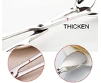 Buffet Tongs, 2-PACK Stainless Steel Buffet Party Catering Serving Tongs Thickening Food Serving Tongs Salad Tongs Cake Tongs Bread Tongs Kitchen Tongs