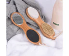 4 in 1 Foot File Callus Remover Multifunctional Foot Scrubber Pumice and Foot Brush Foot File