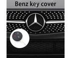 key chain,Benz smart key cover-black1 pcs Silicone Cover Protector Case Holder Skin Jacket Compatible with BENZ SMART