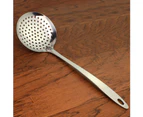 Mbg Kitchen Soup Food Thicken Stainless Steel Ladle Spoon Colander Strainer Filter