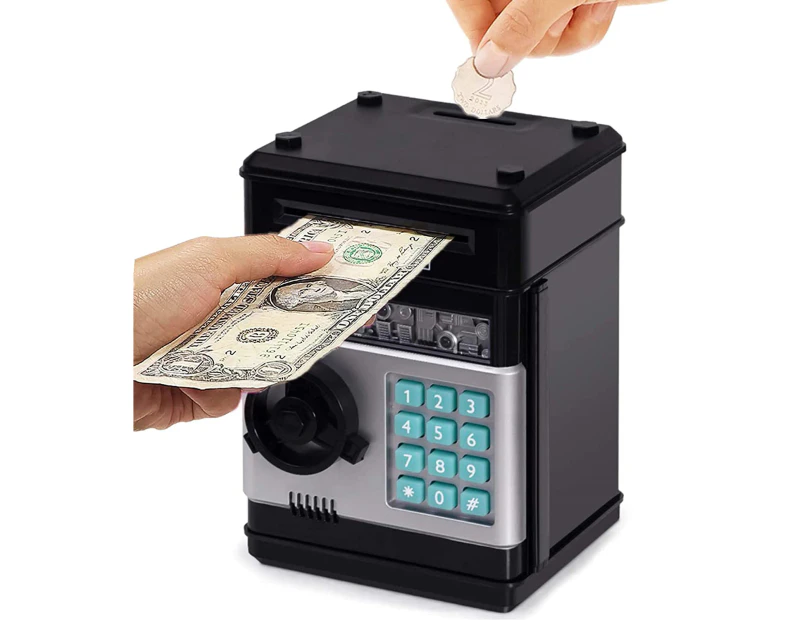 Electronic Piggy Banks, Auto Scroll Paper Money Saving Box
