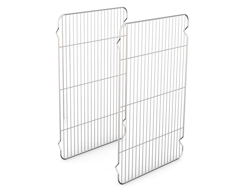2-piece stainless steel cooking grid 31 x 20 cm | grill fillet