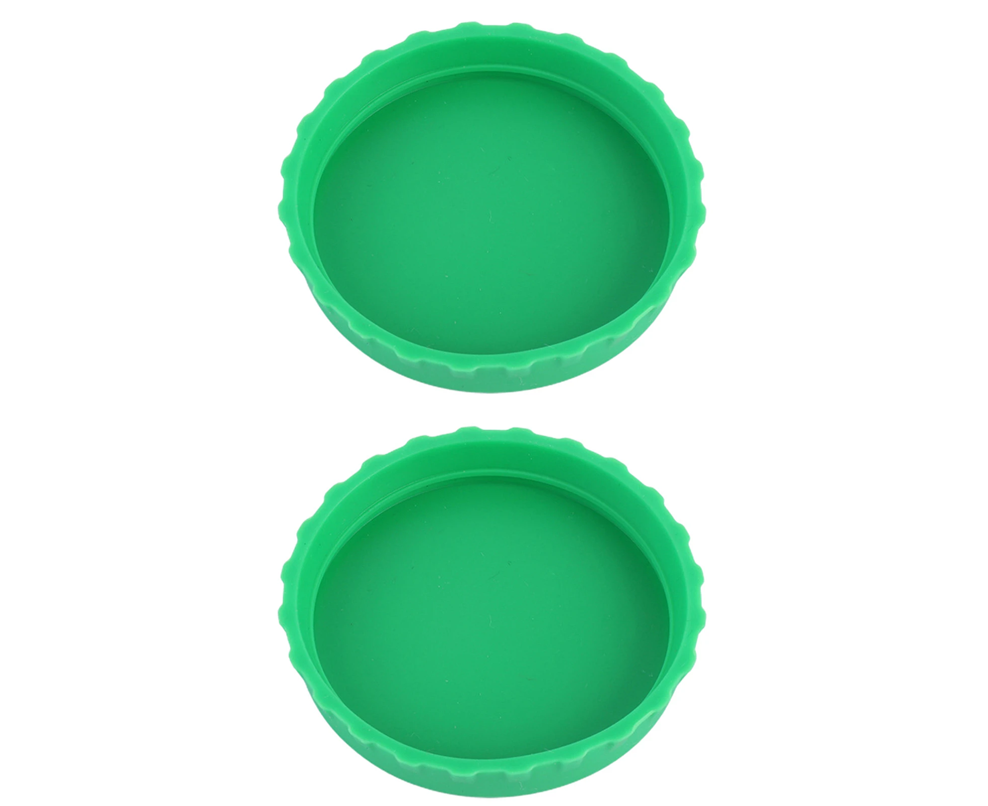 Mbg 2 Pcs/Set Silicone Coke Can Covers No Odor Leak-proof Flexible Reusable Food Grade Leak Proof Protection Soda Silicone Can Lids for Kitchen-Green - Green