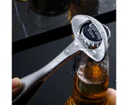 Bottle Opener and Pour Spout Remover,Stainless Steel Flat Bottle Opener for Kitchen, Bar or Restaurant