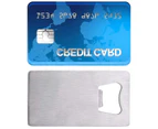 Credit Card Bottle Opener for Your Wallet - Stainless Steel