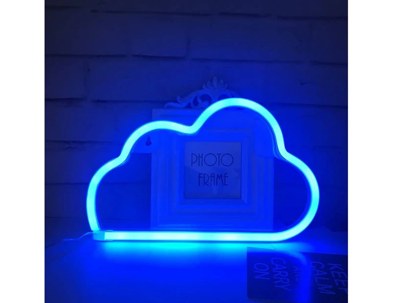 Led Neon - Cloud (Battery + Usb Dual Use) - Blue