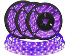 3Pcs Led Strip Light-Uv Led Strip, Usb Port Led Purple Led Strip Light For Home Lighting, Party
