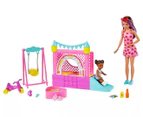 Barbie Skipper Babysitters Inc. Bounce House Playset