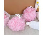 Bath Shower Sponge Loofahs Body Bath Cleaning Puff, Pink, 8 Packs