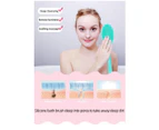 Loofah Exfoliating Body Scrub 2 In 1 Face And Body Silicone Scrubber - Silicone Shower Brush Bath Sponge