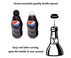 Creative zipper beer bottleopener household stainlesssteel opener fun magnetic refrigerator stickers
