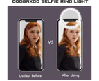 Selfie Ring Light (2 Packs), 3 Light Modes Rechargeable Clip-on Phone Ring Light with 36 LED