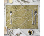 Lovely Leaves Design Heat Insulation Pad Kitchen Dining Table Mat Placemat Decor 3#