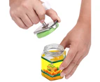 Jar Opener, Stainless Steel Jar Quick Opening, for Cooking and Everyday Use, for Seniors Arthritis Women, Free Bottle Opener Keychain Included