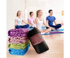 Knbhu Non Slip Yoga Mat Cover Towel Blanket Gym Sport Fitness Exercise Pad Cushion-Pink - Pink