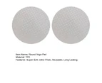 Knbhu 2Pcs Yoga Mats Super Soft Ultra-Thick Reusable Non-Fading Non-slip Elbow Protection TPE Yoga Round Knee Pad Elbow Support Cushion for Home-Grey 6 mm - Grey