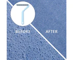 Portable Lint Remover, Clothes Fuzz Shaver - Reusable Manual Clothes Hair Removal RazorTravel Brush, for RemovingLint ,Carpet (1PC) -blue