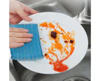 4Pcs Washable Cleaning Sponge Easy Clean Random Color Strong Decontamination Pot Cleaner for Daily Use-Random Color