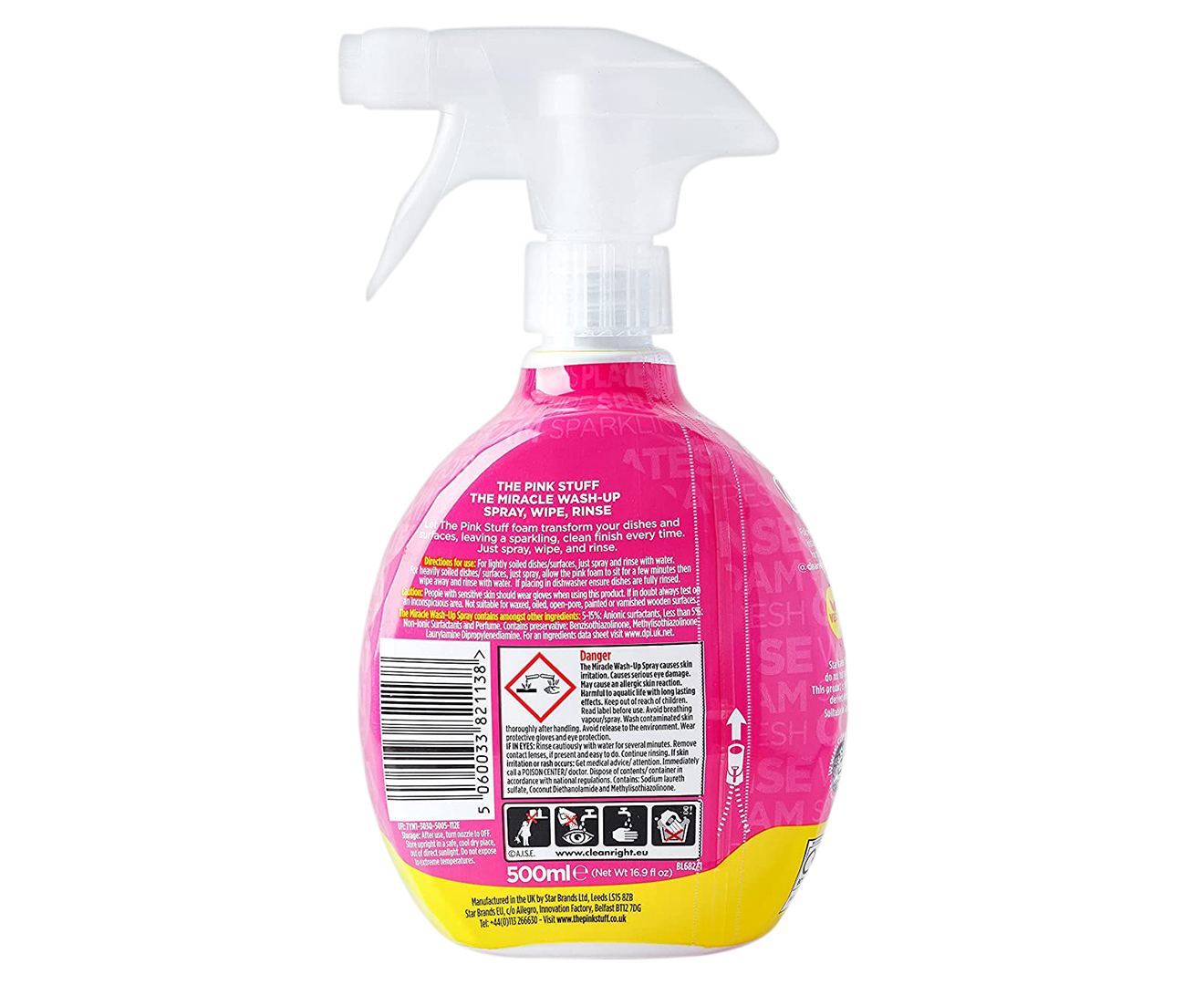 Stardrops The Pink Stuff The Miracle Direct to Floor Cleaner Quick Dry,  750ml