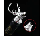 Oraway Food Grade Reusable Wine Pourer Creative Exquisite Animal Shape Father Gift Stainless Steel Wine Aerator Pourer Spout Bar Tools - A