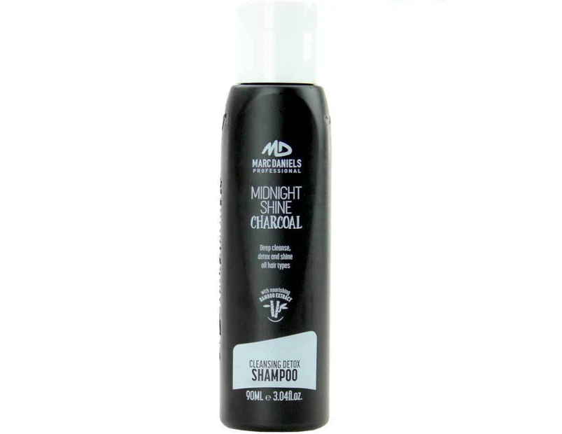 Marc Daniels Midnight Shine Charcoal Shampoo 90ml - Black