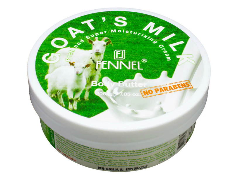 Fennel Body Butter Goats Milk 200g