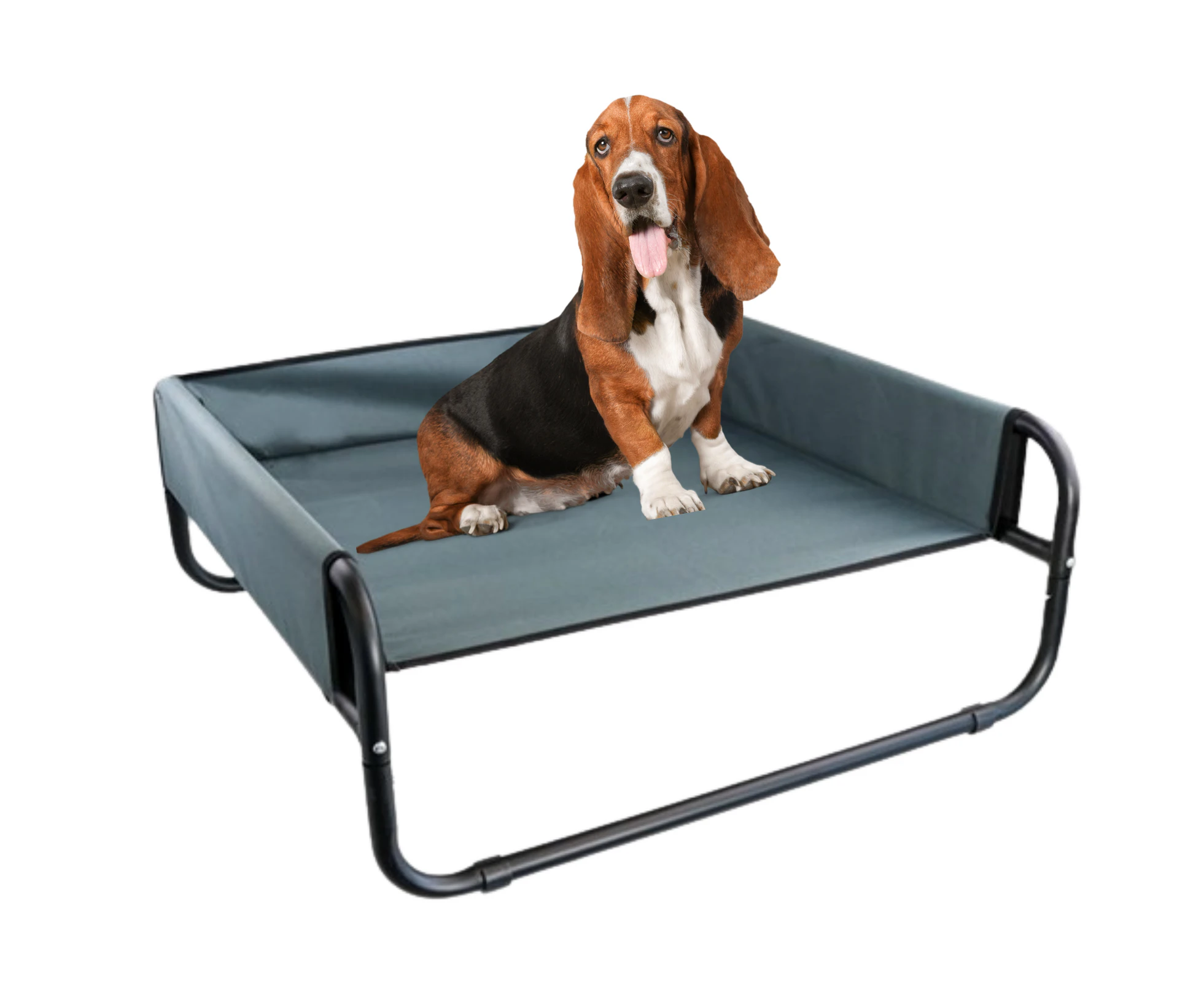 SMALL ELEVATED COOLING DOG BED Portable Outdoor Indoor Raised Pet Puppy Cots