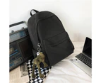 Kids Student School Backpack Large Capacity Laptop Bag Cute School Bag for Adolescent Girls and Boys Backpack for Kids Rucksack A1 - Black