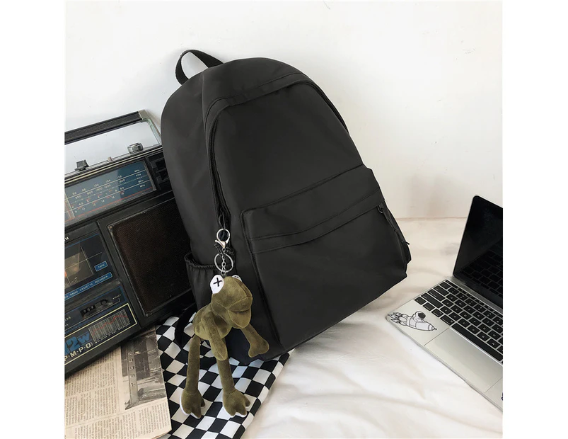 Kids Student School Backpack Large Capacity Laptop Bag Cute School Bag for Adolescent Girls and Boys Backpack for Kids Rucksack A1 - Black