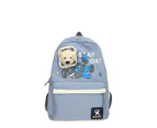Kids Student School Backpack Large Capacity Laptop Bag Cute School Bag for Adolescent Girls and Boys Backpack for Kids Rucksack A4 - Light Blue