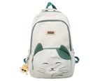 Kids Student School Backpack Large Capacity Laptop Bag Cute School Bag for Adolescent Girls and Boys Backpack for Kids Rucksack A7 - White