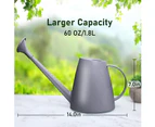 Watering Can for Indoor Plants,Small Watering Cans for House Plant Garden Flower,Long Spout Water Can for Outdoor Watering Plants 1.8L 60oz 1/2 Gallon