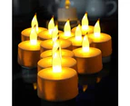 12 Pack Rechargeable Led Candles Flickering Flameless Led Electric Candle With Charging Stand