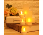 12 Pack Rechargeable Led Candles Flickering Flameless Led Electric Candle With Charging Stand