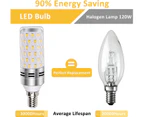 16W Led Light Bulb Cool White 6000K E14 Halogen Equivalent 100W 120W 1600Lm 360° Light Ac 175-265V E14 Led Candle Bulb 4 Pack