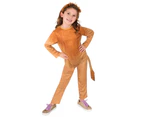 Lion Costume (Jumpsuit + Headband) - Child