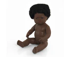 Miniland Educational Baby Doll African Girl 38cm