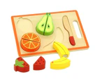 Viga Wooden My Cutting Fruit with Board