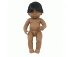 Miniland Educational Baby Doll Latin American Boy 38cm (Undressed)