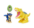 Paw Patrol Dino Rescue Chase and Tyrannosaurus Rex Figure Set