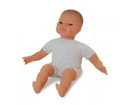 Miniland Educational Soft Bodied Ethnic Baby Doll Asian 40cm