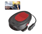 Car Amplifier Cooling Fans 2 In 1 Portable Car Heater or Fan-Black