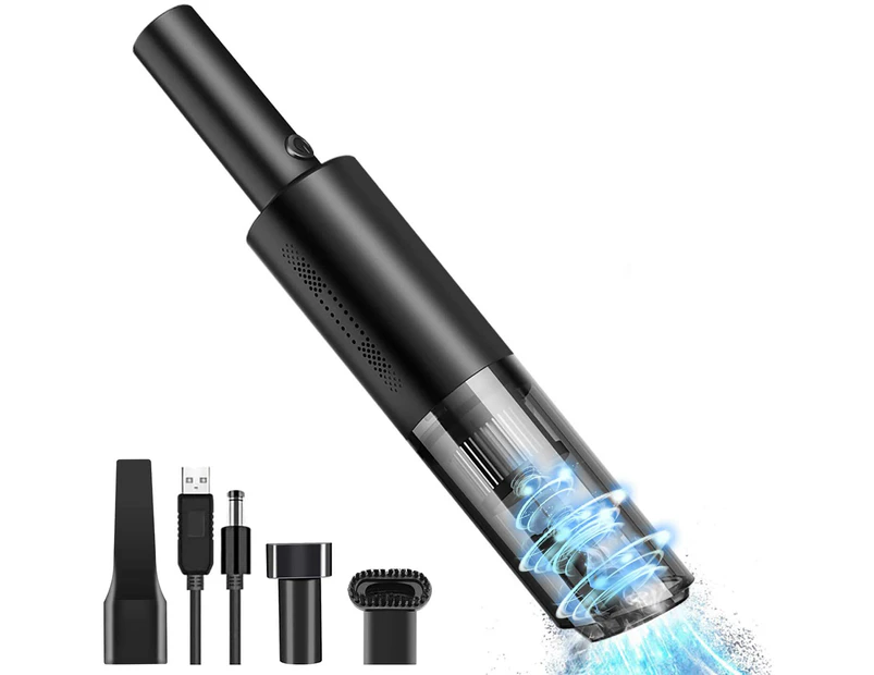 Handheld Vacuum Cleaner, 6000PA Cordless Handheld Vacuum Cleaner-Black