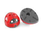 Mini Portable Handheld Cordless Tabletop Crumb Sweeper-Red