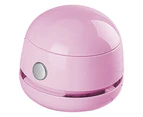 Desktop Vacuum Desk Dust Cleaner Mini Table Dust Vaccum Cleaner-Pink